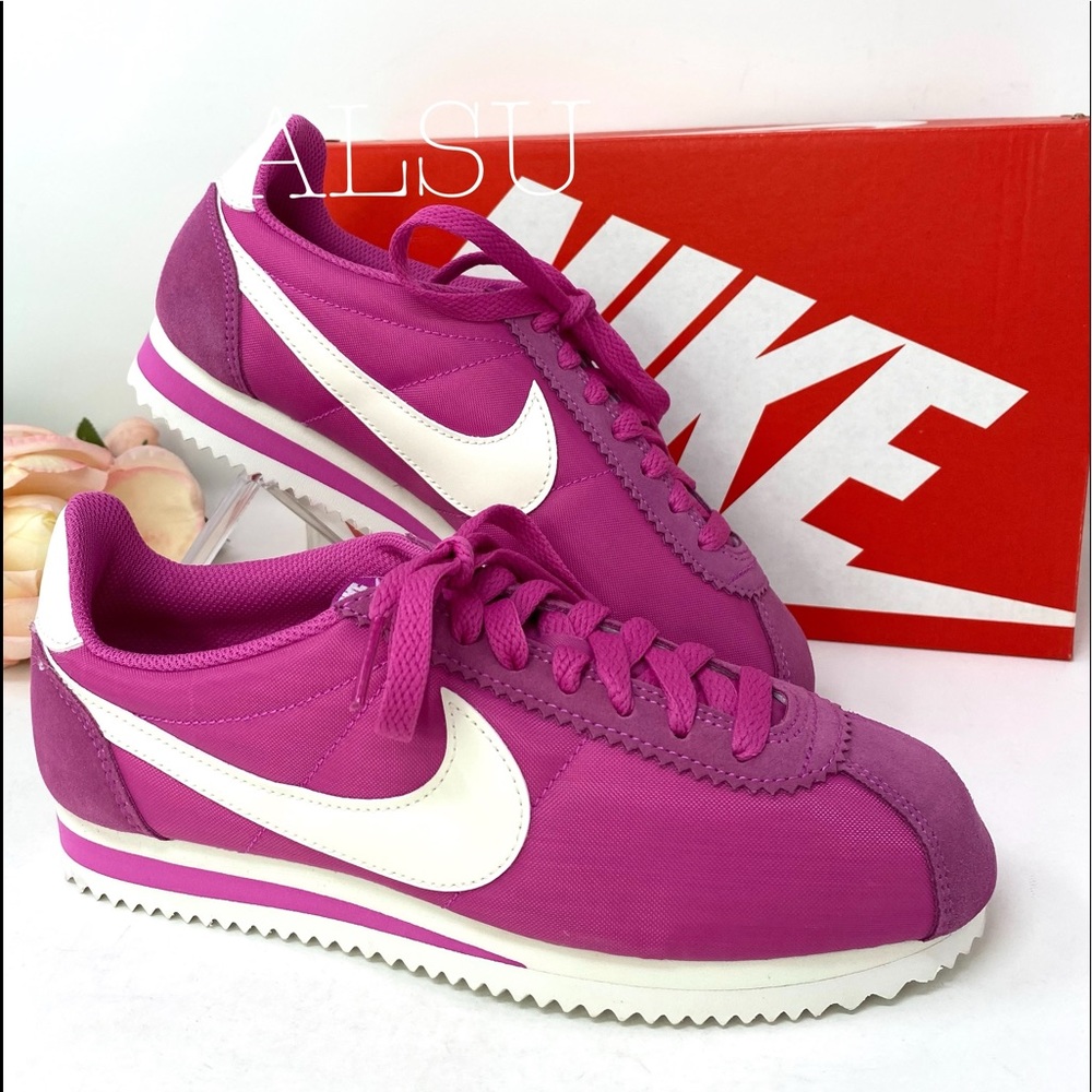 Nike Classic Cortez Nylon Active Fuchsia W AUTHENT - Picture 5 of 8